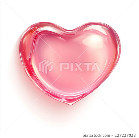 粉紅心形滴 AI 影像 127227028
