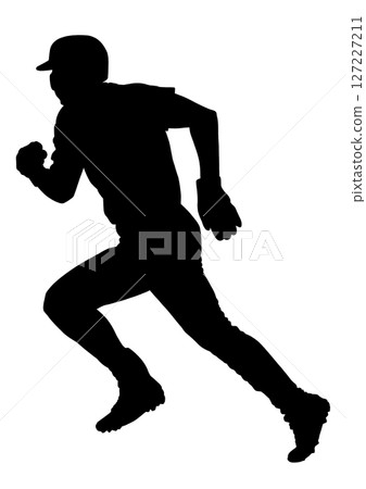 baseball player silhouette baseball player silhouette 127227211