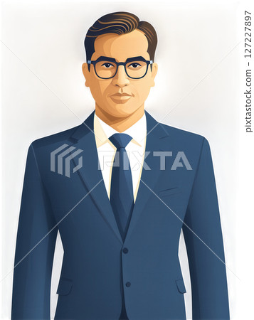 Legal Consultant A middle-aged Hispanic man, 40-45 years old, with short brown hair, wearing a formal suit and advising clients 127227897