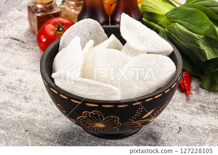 Viietnamese crab chips for snack 127228105