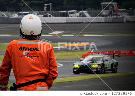 Circuit officials watching over the event 127229176