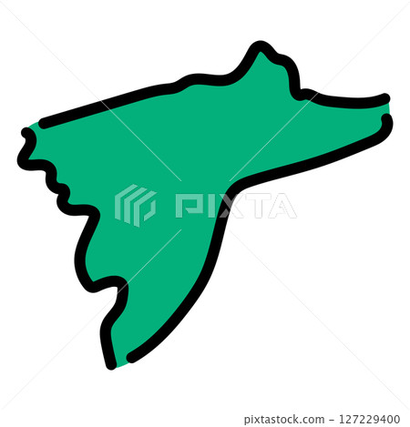 手寫_阿塞拜疆_薩達拉克_向量素材 127229400