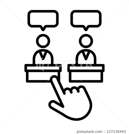 Election icon, vote, politician, policy, pledge, election speech, choose, selection, political party, candidate, politician, speech, hand 127230443