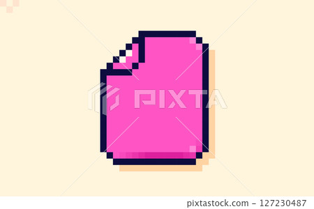8 bit simple art icon. 127230487