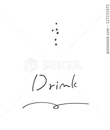 Hand-drawn illustration for your drink menu | Line drawing 127232472