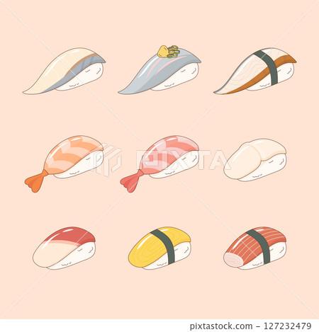 japanese sushi dish set 2 127232479