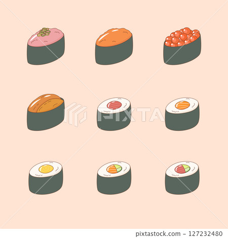 japanese sushi dish set 3 127232480
