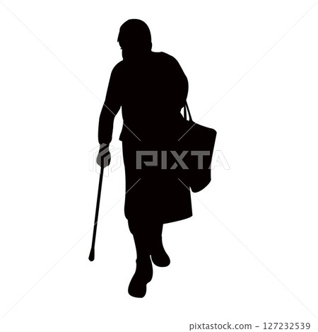 a woman body silhouette vector 127232539