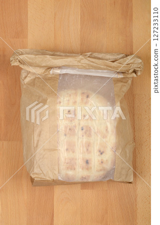 Flatbread in a brown paper bag Flatbread in a brown paper bag 127233110