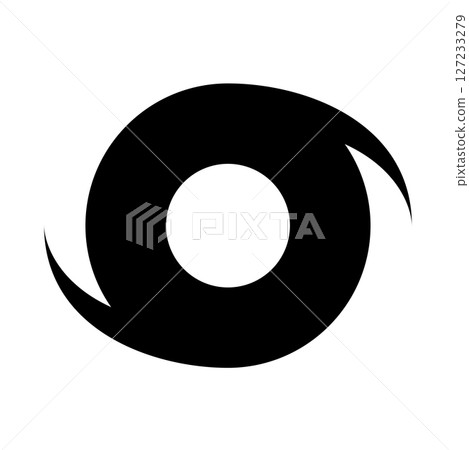 Typhoon simple icon 127233279