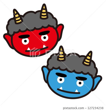 紅妖藍妖插畫 紅妖藍妖插畫 127234238