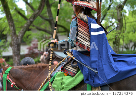 Procession of Mounted Warriors at Kobe Minatogawa Shrine Procession of Mounted Warriors at Kobe Minatogawa Shrine 127234376