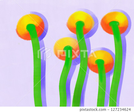 Graphical botanical illustration Graphical botanical illustration 127234624