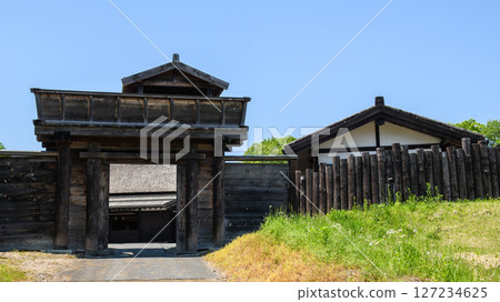 Esashi Fujiwara Village, Tsunekiyokan, North Gate, Iwate Prefecture Esashi Fujiwara Village, Tsunekiyokan, North Gate, Iwate Prefecture 127234625