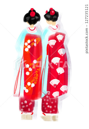 舞妓的背影插圖 127235121