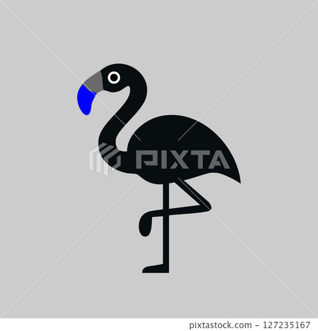 Cute red crane, large eyes, simple design, suitable for children's Japanese costumes. Cute red crane, large eyes, simple design, suitable for children's Japanese costumes. 127235167