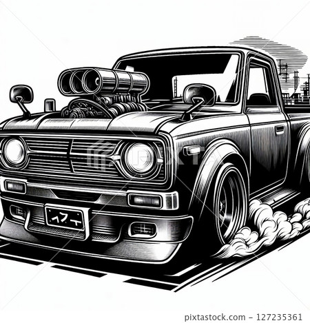 一輛強勁的客製化卡車！充滿美式風情，堪稱社群媒體偶像 127235361