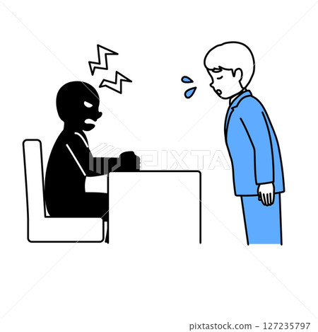 騷擾插圖 127235797
