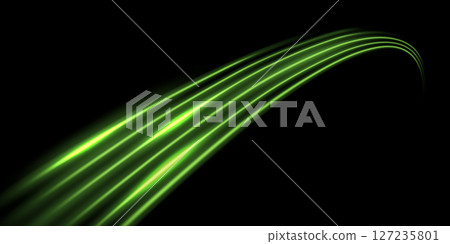 beautiful light speed line background on black background abstract design vector illustration 127235801