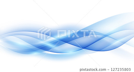 Blue waves abstract background, modern design, vector illustration Blue waves abstract background, modern design, vector illustration 127235803