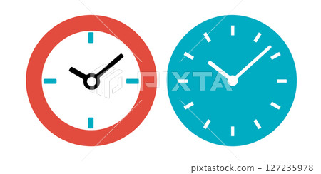 Two Clocks Time Management Image Two Clocks Time Management Image 127235978