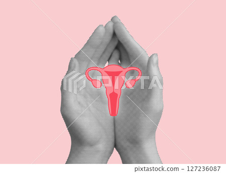 uterus, ovaries, and reproductive system. Therapy and medical care for intimate health, including uterus, ovaries, and reproductive system. Therapy and medical care for intimate health, including 127236087