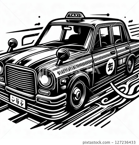飛馳的香港計程車！活力街頭藝術風格的設計 127236433