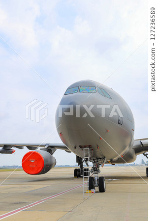 Airbus A330 Multi Role Tanker Transport ( MRTT ), aerial refueling and military transport aircraft  at airshow in Thailand. 127236589