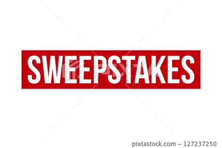 Sweepstakes Stamp. Sweepstakes Rubber grunge Stamp Seal 127237250