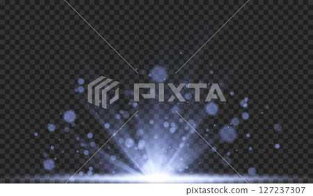 Vector transparent sunlight special lens flash light effect.front sun lens flash. Vector blur in the light of radiance. Element of decor. Vector transparent sunlight special lens flash light effect.front sun lens flash. Vector blur in the light of radiance. Element of decor. 127237307