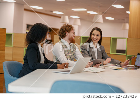 Effective Team Collaboration in a Modern Office Environment for Enhanced Productivity and Success 127238429