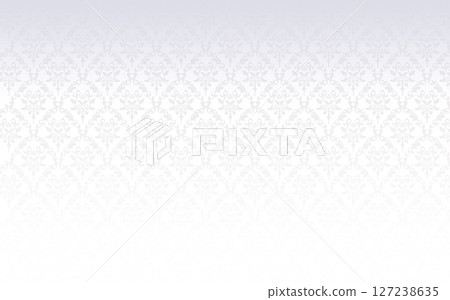 Gradient damask pattern gray 127238635