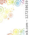 Colorful round pop background gradient 127238639