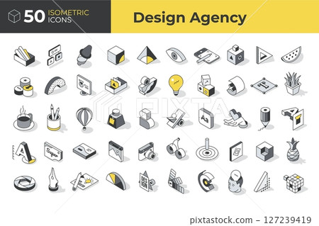 50 種等距設計師圖示集 127239419