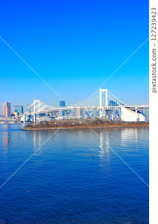 Scenery of Rainbow Bridge, Minato-ku, Tokyo 127239423
