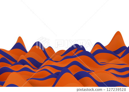 3D Abstract Wave Background Geometric 3D Abstract Wave Background Geometric 127239528