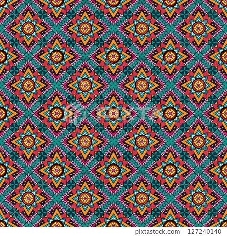 seamless pattern, vintage background. vector illustration. seamless vector 127240140