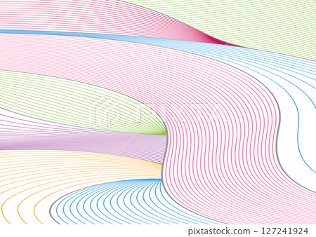 Linear pattern. Template for creative design, wallpaper, decorations, interior, screensavers and printing. A simple background for creative ideas 127241924