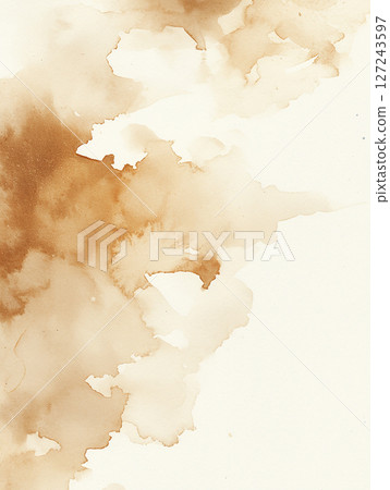 Soft watercolor abstract background with warm tones blending seamlessly along the edges Soft watercolor abstract background with warm tones blending seamlessly along the edges 127243597