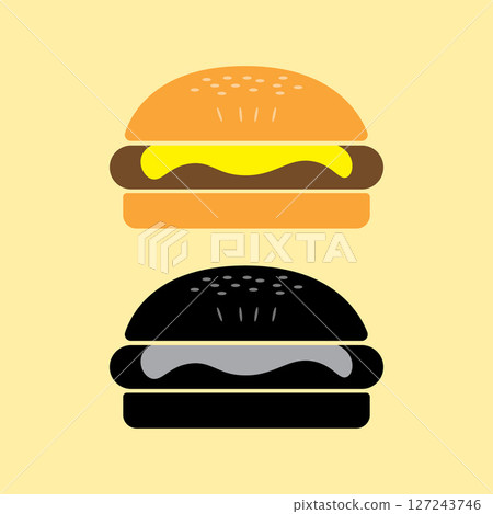 Delicious Burger Icons Simple Yummy Designs Delicious Burger Icons Simple Yummy Designs 127243746
