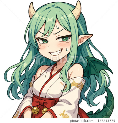 可愛的龍女孩 127243775