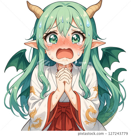 可愛的龍女孩 127243779