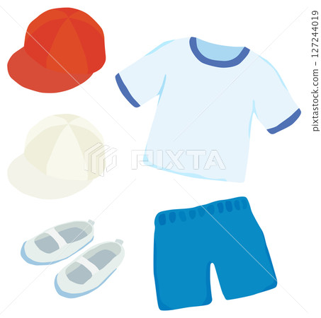 體育館制服插畫集體育向量素材 體育館制服插畫集體育向量素材 127244019