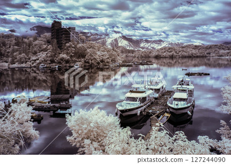 Infrared photography of Sun Moon Lake Infrared photography of Sun Moon Lake 127244090