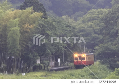 Kominato railroad in early summer Kominato railroad in early summer 127244096