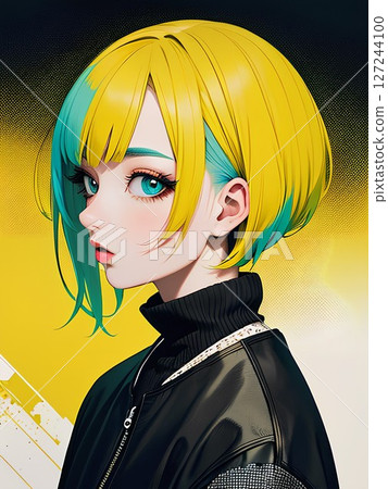 Character: A female character with a yellow motif 127244100