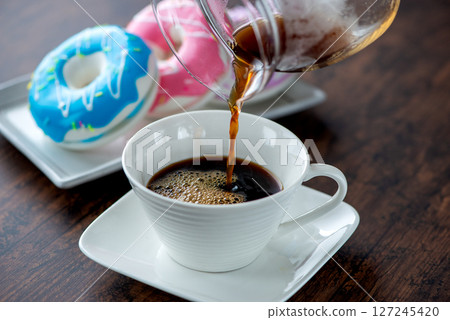 Coffee and sweets 127245420