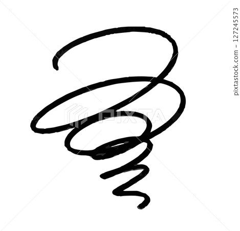 Image of worries and dissatisfaction. Icon illustration of feelings of frustration and stress. Drawn by hand. 127245573