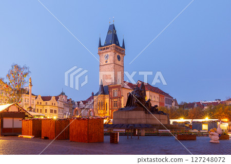 Old Town Hall in Prague Czech Republic at Dawn Old Town Hall in Prague Czech Republic at Dawn 127248072