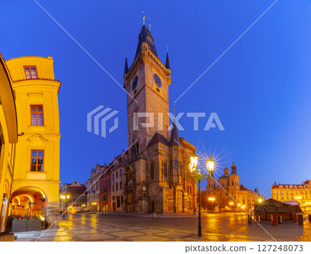 Old Town Hall in Prague Czech Republic at Dawn Old Town Hall in Prague Czech Republic at Dawn 127248073
